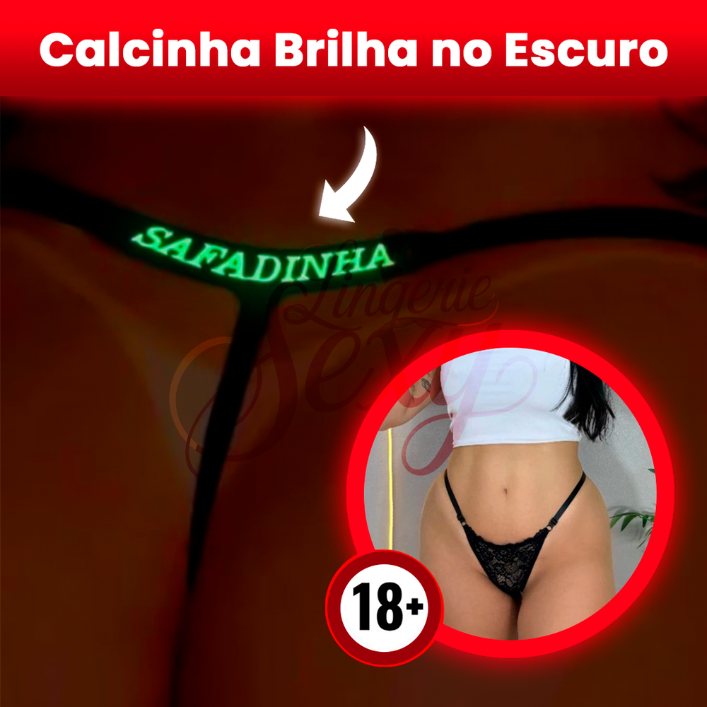 Calcinha Neon Compre 1 Leve 2 - Frases que brilham no Escuro COPY VV
