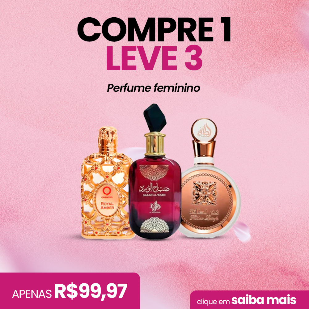 Compre 1 leve 3 - Sabah Al Ward, Fakhar e Royal Amber - 100ml Cada